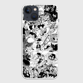 Чехол для iPhone 13 с принтом One Piece Манга страницы в Новосибирске,  |  | anime | manga | one piece | аниме | большой куш | ван пис | манга | раскадровка | страницы