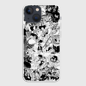 Чехол для iPhone 13 mini с принтом One Piece Манга страницы в Новосибирске,  |  | anime | manga | one piece | аниме | большой куш | ван пис | манга | раскадровка | страницы