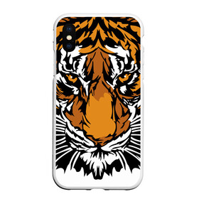 Чехол для iPhone XS Max матовый с принтом Взгляд хозяина джунглей в Новосибирске, Силикон | Область печати: задняя сторона чехла, без боковых панелей | 2022 | african | direct look | master of the jungle | muzzle | new year | predator | tiger | year of the tiger | африканский | год тигра | новый год | прямой взгляд | тигр | хищник | хозяин джунглей