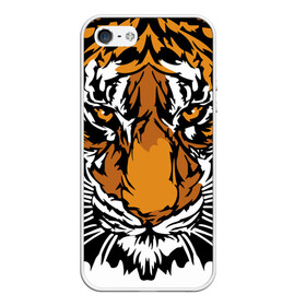 Чехол для iPhone 5/5S матовый с принтом Взгляд хозяина джунглей в Новосибирске, Силикон | Область печати: задняя сторона чехла, без боковых панелей | 2022 | african | direct look | master of the jungle | muzzle | new year | predator | tiger | year of the tiger | африканский | год тигра | новый год | прямой взгляд | тигр | хищник | хозяин джунглей