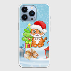 Чехол для iPhone 13 Pro с принтом Тигренок новогодний 2022 в Новосибирске,  |  | 2022 | год тигра | новый год | новый год 2022 | символ года | тигр | тигренок | тигрица | тигры