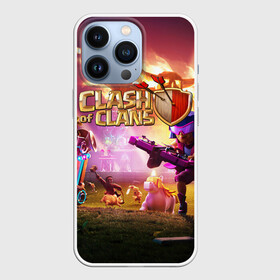 Чехол для iPhone 13 Pro с принтом CLASH OF CLANS | СТОЛКНОВЕНИЕ КЛАНОВ в Новосибирске,  |  | Тематика изображения на принте: clash of clans | clash royale | game | supercell | детская | детям | игра | клаш оф кланс | клаш оф кленс | клеш оф кленс | клэш оф кланс | компьютерная игра | пекка