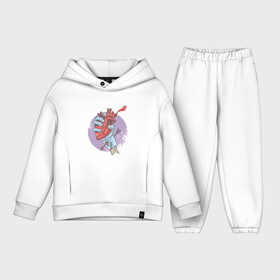 Детский костюм хлопок Oversize с принтом Zombie Heart в Новосибирске,  |  | arrow | art | hand | heart | zombie | арт | зомби | рука | сердце | стрела