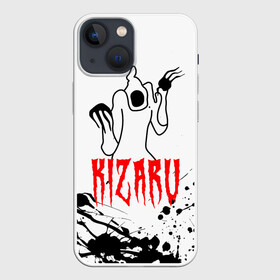 Чехол для iPhone 13 mini с принтом КИЗАРУ (КРАСКА) в Новосибирске,  |  | Тематика изображения на принте: ghost | kizaru | rap | trakizarubtf | кизару | кизяка | призрак | реп