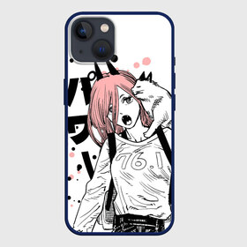 Чехол для iPhone 13 с принтом Power с котиком   Chainsaw Man в Новосибирске,  |  | anime girl | chainsaw man | chainsawman | power | power с косой | аниме | бензопила | девушка с косой | девушки аниме | демон крови | котик | красные рожки | манга | охотник на демонов | пауэр | человекбензопила