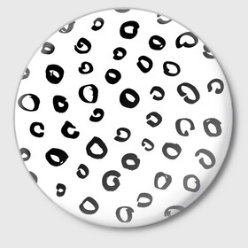 Значок с принтом Леопардовый окрас в Новосибирске,  металл | круглая форма, металлическая застежка в виде булавки | Тематика изображения на принте: дизайнерский | животные | леопард | паттерн | полный принт | тренд | фул