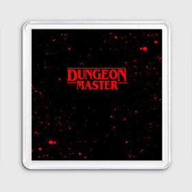 Магнит 55*55 с принтом DUNGEON MASTER BLOOD ГАЧИМУЧИ в Новосибирске, Пластик | Размер: 65*65 мм; Размер печати: 55*55 мм | aniki | billy | boss | boy | bucks | dark | deep | door | dungeon | fantasy | gachi | gachimuchi | gym | hundred | master | muchi | next | stranger | the | things | three | van | wee | билли | ван | гачи | гачимучи | дела | мучи | 