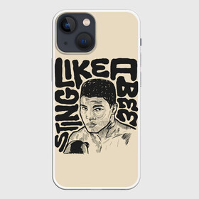 Чехол для iPhone 13 mini с принтом Будь как Али в Новосибирске,  |  | box | muhammad ali | sport | sports | sportsmen | бокс | легенда | мухаммад али | мухаммед али | спорт | спортсмен