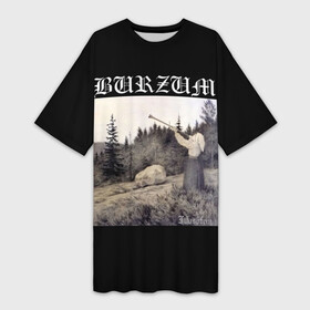 Платье-футболка 3D с принтом Burzum  Filosofem в Новосибирске,  |  | black metal | burzum | death metal | filosofem | metal | norway | norwegian scene | rock | varg | varg vikernes | vikernes | блэк | блэк метал | бурзум | варг | викернес | дэт метал | метал | металл | рок | философем