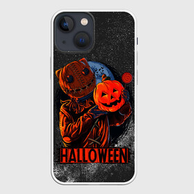 Чехол для iPhone 13 mini с принтом Welcom to hell в Новосибирске,  |  | halloween | арт | графика | зомби | мистика | праздник | тыква | ужасы | хэллоуин