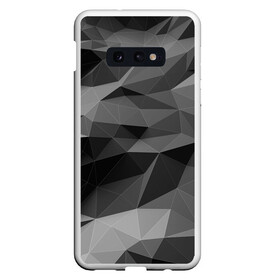 Чехол для Samsung S10E с принтом gray abstraction серая абстракция в Новосибирске, Силикон | Область печати: задняя сторона чехла, без боковых панелей | 3d | gray | gray abstraction | абстракция | монохром | серый | фон | черно белый | черное белое | черный и белый