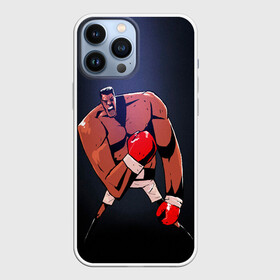 Чехол для iPhone 13 Pro Max с принтом Мультяшный Али в Новосибирске,  |  | box | muhammad ali | sport | sports | sportsmen | бокс | легенда | мухаммад али | мухаммед | спорт | спортсмен