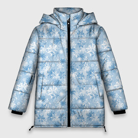 Женская зимняя куртка Oversize с принтом Морозное Снежное Утро в Новосибирске, верх — 100% полиэстер; подкладка — 100% полиэстер; утеплитель — 100% полиэстер | длина ниже бедра, силуэт Оверсайз. Есть воротник-стойка, отстегивающийся капюшон и ветрозащитная планка. 

Боковые карманы с листочкой на кнопках и внутренний карман на молнии | merry christmas | дед мороз | ёлка | зима | мороз | новый год | подарок | праздник | рождество | с новым годом | сантаклаус | снег | снеговик | снегурочка | снежинки | снежные узоры | узоры