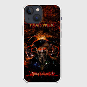 Чехол для iPhone 13 mini с принтом Nostradamus   Judas Priest в Новосибирске,  |  | Тематика изображения на принте: judas priest | альбом | гленн типтон | джудас прист | йен хилл | ричи фолкнер | роб хэлфорд | рок группа | скотт трэвис | хэвиметалгруппа