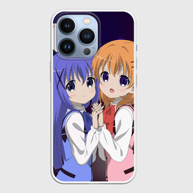 Чехол для iPhone 13 Pro с принтом Gochuumon wa Usagi Desu ka | Cocoa, Chino  Tippi в Новосибирске,  |  | anime | chino kafuu | gochuumon wa usagi desu ka | hot cocoa | аниме | заказывали кролика | кокоа хото | чино кафу