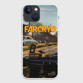 Чехол для iPhone 13 mini с принтом Far Cry 6 game art в Новосибирске,  |  | art | cry | dani | far | farcry | game | rojas | shooter | ubisoft | арт | дани | куба | рохас | фаркрай | яра