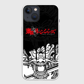 Чехол для iPhone 13 с принтом TOKYO REVENGERS  DRAKENАН в Новосибирске,  |  | Тематика изображения на принте: anime | draken | mikey | tokyorevengers | valhalla | аниме | вальгала | дракен | иероглифы | кэн | манга | мандзиро | микки | рюгудзи | сано | символы | токийские мстители