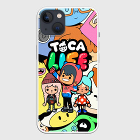 Чехол для iPhone 13 с принтом TOCA BOCA LIFE ГЕРОИ в Новосибирске,  |  | digital toys | gamer | games | helicopter taxi | pets | toca boca | toca hair salon | toca kitchen | toca life | toca life city | toca life worl | toca tea party | video games | игры