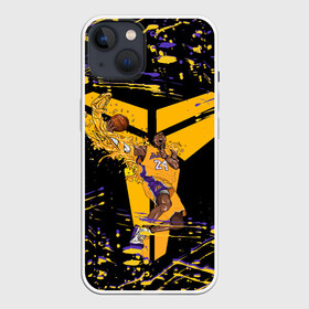 Чехол для iPhone 13 с принтом Los angeles lakers NBA в Новосибирске,  |  | 24 | kobebryant | lakers | nba | баскетбол | баскетболист | коби брайант | лейкерс | нба | спорт
