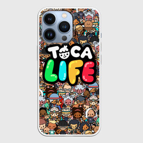 Чехол для iPhone 13 Pro с принтом Toca Boca game | Тока бока в Новосибирске,  |  | toca boca | детская игра | игра | лого | логотип | персонажи | прикоснуться ко рту | тока бока