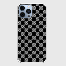 Чехол для iPhone 13 Pro Max с принтом Шахматные Клетки в Новосибирске,  |  | chess | анатолий карпов | бобби фишер | владимир крамник | гари каспаров | игра | король | ладья | магнус карлсен | математика | михаил ботвинник | пешка | ферзь | хосерауль капабланка | чёрнобелые