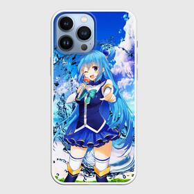 Чехол для iPhone 13 Pro Max с принтом AquаKaraoke в Новосибирске,  |  | anime | aqua | beach | girl | god | konosuba | manga | water | witch | аква | аниме | богиня | ведьма | ведьмы | вода | девочка | манга | пляж | прекрасный мир