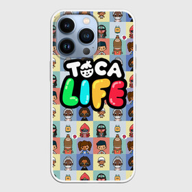 Чехол для iPhone 13 Pro с принтом Toca Boca characters | Тока бока персонажи в Новосибирске,  |  | characters | toca boca | детская игра | игра | лого | логотип | персонажи | прикоснуться ко рту | тока бока