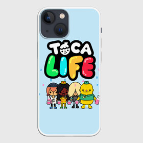 Чехол для iPhone 13 mini с принтом Toca Boca | Тока бока праздник в Новосибирске,  |  | toca boca | детская игра | игра | лого | логотип | персонажи | прикоснуться ко рту | тока бока