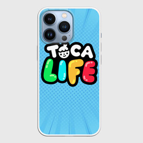 Чехол для iPhone 13 Pro с принтом Toca Boca logo | Тока Бока логотип в Новосибирске,  |  | toca boca | детская игра | игра | лого | логотип | персонажи | прикоснуться ко рту | тока бока
