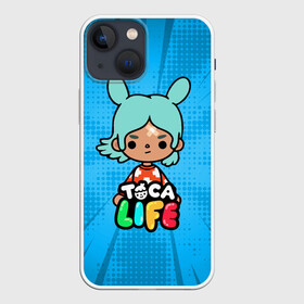 Чехол для iPhone 13 mini с принтом Toca Boca game | Тока бока Рита в Новосибирске,  |  | toca boca | детская игра | игра | лого | логотип | персонажи | прикоснуться ко рту | рита | тока бока