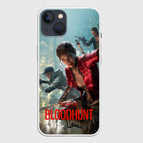 Чехол для iPhone 13 с принтом Vampire: The Masquerade   Bloodhunt в Новосибирске,  |  | battle | bloodhunt | free | game | masquerade | night | play | prague | royale | to | vampire | битва | вампиры | девушка | игра | королевская | кровавая | маскарад | ночь | охота | прага