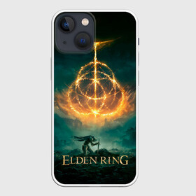 Чехол для iPhone 13 mini с принтом Elden Ring Game Art в Новосибирске,  |  | action | art | elden | fromsoftware | game | namco | ring | rpg | undead | джордж | игра | кольцо | мартин | междуземье | миядзаки | пепельный | погасший | фэнтези | хидэтака | элден