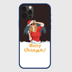 Чехол для iPhone 12 Pro Max с принтом Снегурка (Merry Christmas) в Новосибирске, Силикон |  | christmas | merry christmas | santa claus | дед мороз | ёлка | зима | мороз | новый год | подарок | праздник | рождество | с новым годом | санта клаус | снегурочка | снежинки