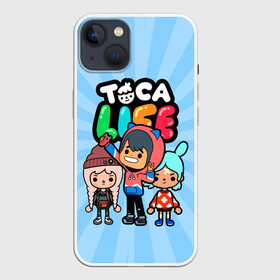 Чехол для iPhone 13 с принтом TOCA BOCA WORLD | ГЕРОИ ИГРЫ в Новосибирске,  |  | digital toys | gamer | games | helicopter taxi | pets | toca boca | toca hair salon | toca kitchen | toca life | toca life city | toca life worl | toca tea party | video games | игры