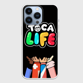 Чехол для iPhone 13 Pro с принтом Toca Boca | Тока бока ДРУЖБА в Новосибирске,  |  | toca boca | детская игра | дружба | игра | лого | логотип | персонажи | прикоснуться ко рту | руки | тока бока