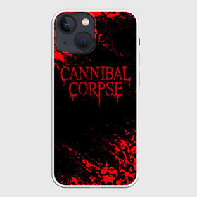 Чехол для iPhone 13 mini с принтом CANNIBAL CORPSE КРАСНЫЕ ЧЕРЕПА в Новосибирске,  |  | cannibal | cannibal corpse | corpse | death metal | deathgrind | алекс уэбстер | брутальный дэт метал | дэт метал | дэтграйнд | каннибал корпс | кеннибал корпс | кэннибал корпс | пол мазуркевич | роб барретт | труп каннибала