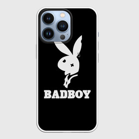 Чехол для iPhone 13 Pro с принтом BAD BOY (секси) в Новосибирске,  |  | bad boy | erotic | love | playboy | заяц | кролик | любовь | плейбой | прикол | смешной | страсть | ххх | шутка | юмор