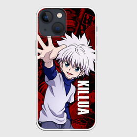 Чехол для iPhone 13 mini с принтом Киллуа Золдик, Охотник x Охотник в Новосибирске,  |  | anime | hunter x hunter | killua | kilua | zoldyck | аниме | золдик | килуа | охотник | охотник х охотник | хантер | хантер х хантер