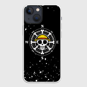 Чехол для iPhone 13 mini с принтом ONE PIECE | ВАН ПИС ЧЕРЕП БРЫЗГИ КРАСОК в Новосибирске,  |  | anime | luffi | lufi | manga | one piece | samurai | wano ван пис | zoho | большой куш | ванпис | вон пис | зохо | корабль | король пиратов | луфи | луффи | манга | манки д луффи | пират | самурай | уон пис