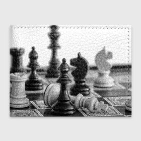 Обложка для студенческого билета с принтом Шах и мат Шахматы в Новосибирске, натуральная кожа | Размер: 11*8 см; Печать на всей внешней стороне | Тематика изображения на принте: доска | игра | игровая | игры | кони | конь | короли | король | логика | логичные | настольная | настольные | пешка | пешки | спорт | спортивная | ферзь | шахматный | шахматы