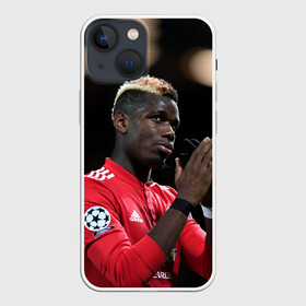 Чехол для iPhone 13 mini с принтом Поль Погба, Pogba в Новосибирске,  |  | manchester | manchester united | pogba | манчестер | мю | погба | поль погба | юнайтед