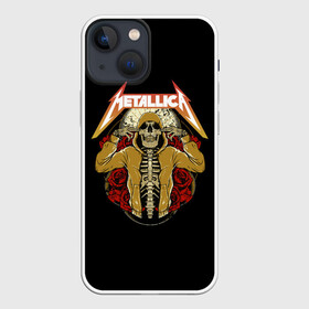 Чехол для iPhone 13 mini с принтом МЕТАЛЛИКА | РОК (Z) в Новосибирске,  |  | kobein | kurt kobein | metalica | metallica | rock | курт кобейн | металика | металлика | рок | супер звезда