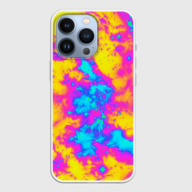 Чехол для iPhone 13 Pro с принтом Яркая абстракция космических красок в Новосибирске,  |  | abstract | gradient | neon | paint | абстракция | брызги красок | градиент | кислота | кислотные цвета | кислотный стиль | кляксы | космические краски | краски | красочный | молодежные | неоновые | орнамент