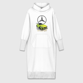 Платье удлиненное хлопок с принтом Mercedes V8 BITURBO Racing в Новосибирске,  |  | car | force | germany | mercedes | power | prestige | racing | v8 biturbo | автомобиль | германия | гонка | мерседес | мощь | сила | тачка | точило