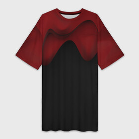 Платье-футболка 3D с принтом ПОТЕКШАЯ КЛЯКСА в Новосибирске,  |  | abstract | color | dye | paint | paints | абстракция | брызги | кетчуп | клякса | колорит | краски | потекла | потекшая клякса | текстура | томатная паста
