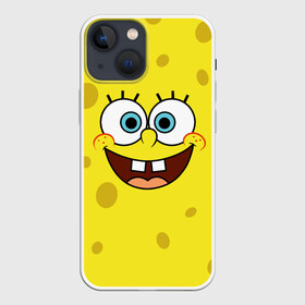 Чехол для iPhone 13 mini с принтом Губка Боб   SpongeBob в Новосибирске,  |  | Тематика изображения на принте: sponge bob | spongebob | губка боб | квадратные штаны | сквэр пэнтс | спанч боб