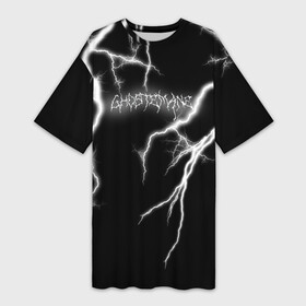 Платье-футболка 3D с принтом GHOSTEMANE Lightning  Гостмейн Молния Надпись в Новосибирске,  |  | ghostemane | grunge | music | rap | гостмейн | гостмэйн | гранж | знак | меркури | молния | музыка | надпись | потертости | реп | рэп