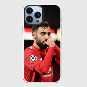 Чехол для iPhone 13 Pro Max с принтом Бруну Фернандеш, МЮ в Новосибирске,  |  | bruno | fernandes | football | manchester united | бруну фернандеш | домашняя | манчестер юнайтед | фернандеш | форма | футбол