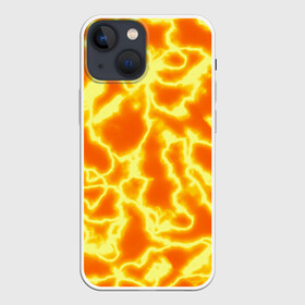 Чехол для iPhone 13 mini с принтом Огненная вспышка в Новосибирске,  |  | abstract | fire | flame | flash | gradient | lightning | neon | orange | абстракция | в огне | взрыв | вспышка | горящий | градиент | лава | молния | неоновый | огненные молнии | огонь | оранжевый принт | переливы | пламя | пожар