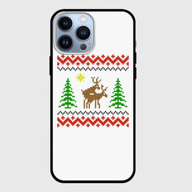 Чехол для iPhone 13 Pro Max с принтом Олени (sexy) в Новосибирске,  |  | love | playboy | вышиванка | вышивка крестом | для влюбленных | любовь | неприличные олени | новогодние олени | олени | орнамент | плейбой | прикол | рождественские олени | свитер с оленями | се